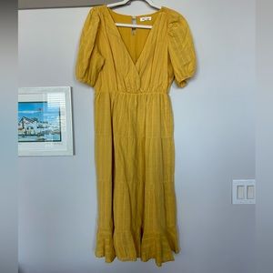 Yellow Midi Dress
